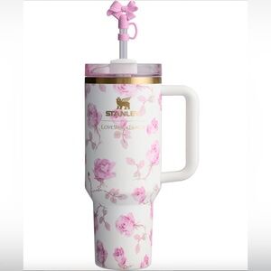 The Stanley x LoveShackFancy Quencher | 40 OZ - Ribbon Rosa